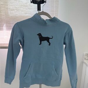 The Black Dog Blue Hoodie Small